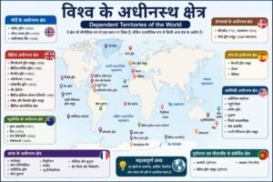विश्व के अधीनस्थ क्षेत्र (Dependent Territories of the World) | सम्पूर्ण जानकारी | Geography Notes विश्व के अधीनस्थ क्षेत्र