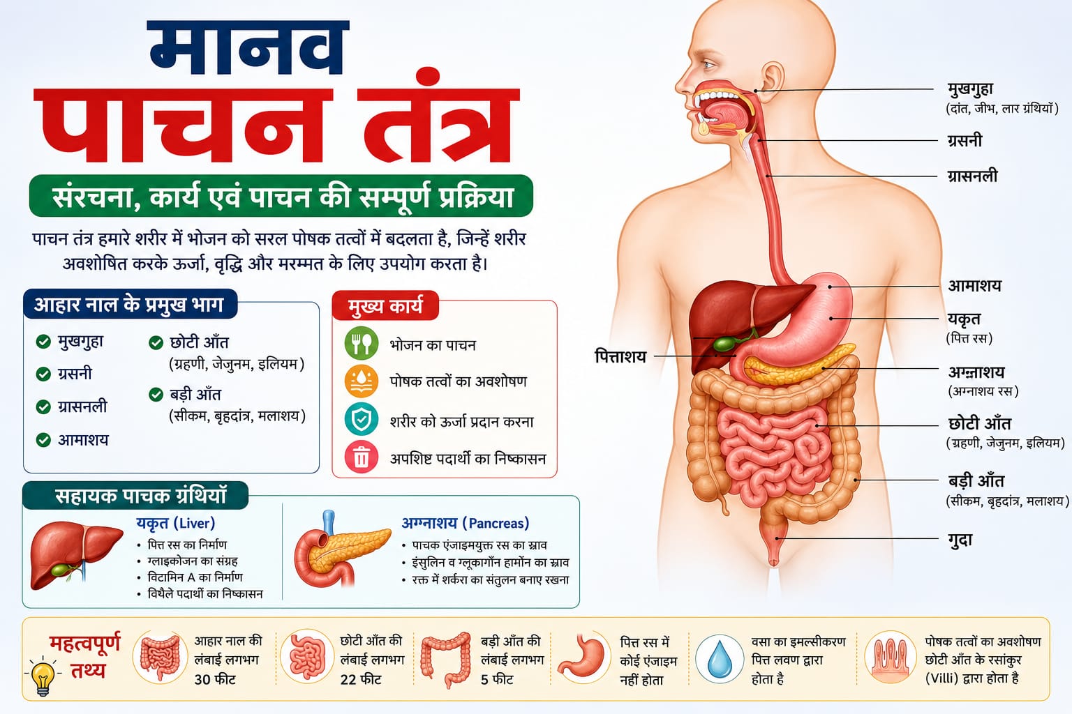 मानव पाचन तंत्र