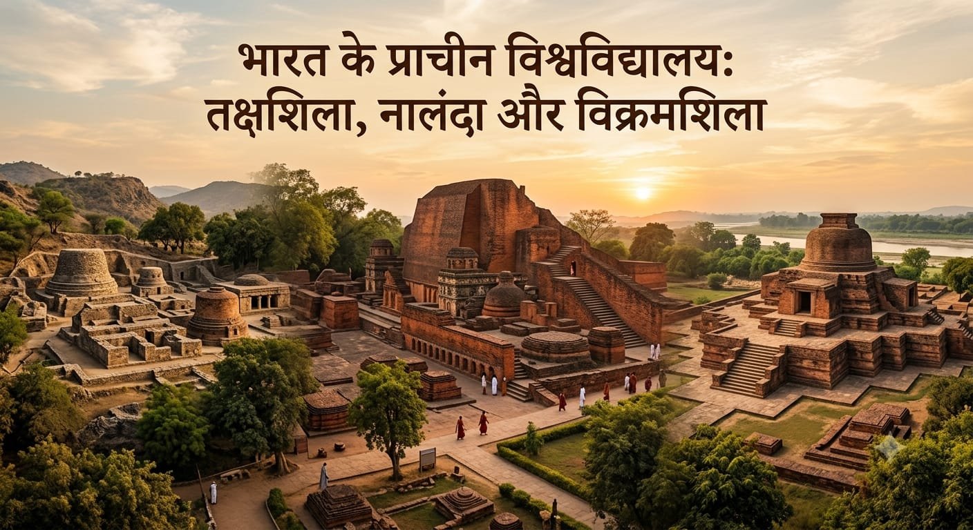 तक्षशिला, नालंदा और विक्रमशिला